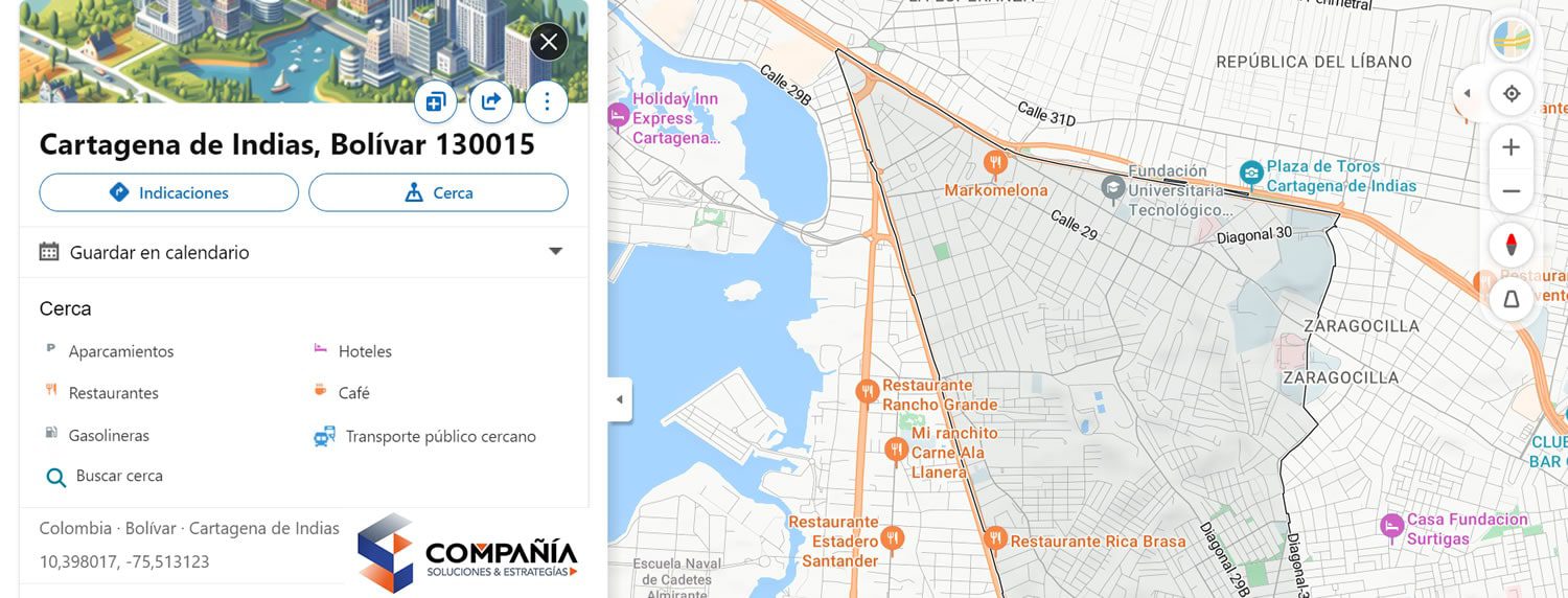 ubicación sompania soluciones y estrategias