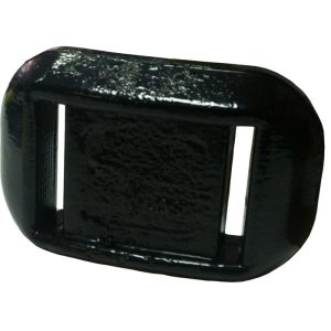 Pastilla de plomo pintado. Ranuras amplias para pasar facilmente la cincha del cinturón. (1 y 2kg)